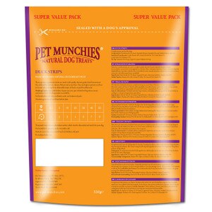 Pet Munchies Duck Strips dog treats